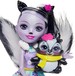 ENCHANTIMALS LALKA SAGE TOALETKA  SKUNK ZESTAW DO STYLIZACJI MATTEL