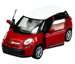 FIAT 500L 2013 CZERWONY METALOWY MODEL SAMOCHODZIK KOLEKCJONERSKI WELLY