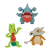 FIGURKI POKEMON POKEMONY DO BITWY PIKACHU TREECKO