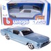 FORD MUSTANG GT BŁĘKITNY SAMOCHÓD METALOWY AUTO MODEL BBURAGO 1:43