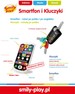 INTERAKTYWNE KLUCZYKI SMARTFON TELEFON EDUKACYJNY PL ANG 2w1 SMILY PLAY