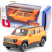 JEEP RENEGADE SAMOCHÓD METALOWY AUTO MODEL KOLEKCJONERSKI BBURAGO 1:43