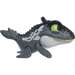 JURASSIC WORLD PRZYPINKA DINOZAUR MOSASAURUS FIGURKA SNAP SQUAD MATTEL  