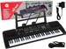 KEYBOARD PIANINO Z MIKROFONEM ORGANY MUZYKA 61 KLAWISZY NAGRYWANIE RYTMY