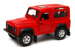 LAND ROVER DEFENDER METALOWE AUTO KOLEKCJONERSKIE WELLY 1:34 CZERWONY