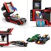 LEGO CITY CIĘŻARÓWKA Z LAWETĄ BOLIDY F1 WYŚCIGÓWKI FIGURKI 1086 EL. 60445