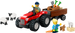 LEGO CITY CZERWONY TRAKTOR Z PRZYCZEPĄ CIĄGNIK OWIECZKI ROLNIK FARMA 60461