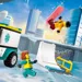 LEGO CITY KARETKA I SNOWBOARDZISTA POGOTOWIE FIGURKI AKCESORIA 79 EL. 60403