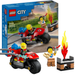 LEGO CITY MOTOCYKL STRAŻACKI RATUNKOWY GRILL 60410 KLOCKI 