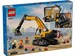 LEGO CITY ŻÓŁTA KOPARKA POJAZD BUDOWLANY OBRACANA KABINA 633 EL. 60420