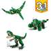 LEGO CREATOR 3w1 POTĘŻNE DINOZAURY T-REX PTERODAKTYL 174 ELEMENTY 31058