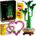 LEGO DRACENA SANDERA BOTANICALS BAMBUS + OZDOBA W KSZTAŁCIE SERCA + 2xTORBA