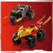 LEGO NINJAGO KAI I RAS W POJEDYNKU SAMOCHÓD MOTOCYKL FIGURKI 103 EL. 71789