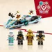 LEGO NINJAGO SMOCZA MOC ZANE'A WYŚCIGÓWKA SPINJITZU SAMOCHÓD 307 EL. 71791