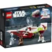 LEGO STAR WARS MYŚLIWIEC JEDI OBI-WANA KENOBIEGO GWIEZDNE WOJNY 282EL 75333