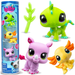 LITTLEST PET SHOP FIGURKI ZWIERZĄTKA DŻUNGLA 3w1 AKSOLOTL IGUANA NOSOROŻEC