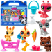 LITTLEST PET SHOP FIGURKI ZWIERZĄTKA FARMA NA WSI 5 FIGUREK AKCESORIA