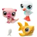 LITTLEST PET SHOP FIGURKI ZWIERZĄTKA MORSKIE Z WYSPY 3w1 REKIN MEWA WYDRA 