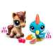 LITTLEST PET SHOP ZESTAW FIGUREK KUCYK DZIĘCIOŁ FIGURKI ZWIERZAKI AKCESORIA