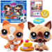 LITTLEST PET SHOP ZESTAW FIGUREK PIESEK KOTEK FIGURKI ZWIERZAKI AKCESORIA