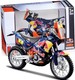 MOTOCYKL KTM 450 RALLY RED BULL DAKAR MODEL METALOWY BBURAGO 1/18