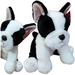 PIESEK PLUSZAK MASKOTKA SIEDZĄCY BOSTON TERRIER 28 cm PRZYTULANKA MIĘCIUTKI