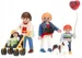 PLAYMOBIL FIGURKI AKCESORIA CITY LIFE RODZINA Z WÓZKIEM 17 ELEMENTÓW