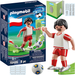 PLAYMOBIL PIŁKARZ REPREZENTACJI POLSKI PIŁKA NOŻNA FIGURKA KLOCKI