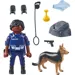 PLAYMOBIL POLICJANT Z PSEM TROPIĄCYM FIGURKA AKCESORIA SPECIAL PLUS 10 EL.