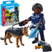 PLAYMOBIL POLICJANT Z PSEM TROPIĄCYM FIGURKA AKCESORIA SPECIAL PLUS 10 EL.