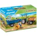 PLAYMOBIL TRAKTOR Z PRZYCZEPĄ FIGURKA AKCESORIA OWOCE WARZYWA COUNTRY 42EL.