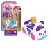 POLLY POCKET LALKA Z POJAZDEM PANDA FIGURKA KOLEKCJONERSKA 