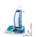 PUZZLE 3D WIEŻOWIEC BURJ AL ARAB 46 ELEMENTÓW PUZZLE PRZESTRZENNE CUBIC FUN