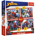 PUZZLE 4W1 W SIECI SPIDERMANA MARVEL UKŁADANKA - 34293 TREFL