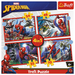 PUZZLE 4W1 W SIECI SPIDERMANA MARVEL UKŁADANKA - 34293 TREFL