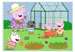 PUZZLE 4W1 WAKACJE ŚWINKA PEPPA PEPPA PIG UKŁADANKA - 34359 TREFL