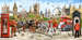 PUZZLE DUMA LONDYNU ANGLIA BIG BEN TOWER OF LONDON 4000 EL CASTORLAND