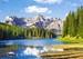 PUZZLE JEZIORO MISURINA WŁOCHY GÓRY LAS NATURA 3000EL CASTORLAND