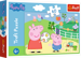 PUZZLE ŚWINKA PEPPA I GEORGE ZABAWY W GRONIE PRZYJACIÓŁ 60 EL. TREFL 17356