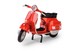 SKUTER VESPA 1976 200 RALLY CZERWONY MODEL METALOWY POJAZD 1:18