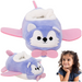 SQUISHMALLOWS SQUISHVILLE MIĘKKA MASKOTKA PLUSZOWY POJAZD SAMOLOT KOTEK 6cm