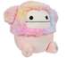 SQUISHMALLOWS WIELKA STOPA DIANE MASKOTKA PLUSZAK WŁOCHATY TĘCZOWY 19 cm