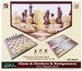 SZACHY MAGNETYCZNE GRA PLANSZOWA STRATEGICZNA 3w1 WARCABY BACKGAMMON