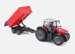 TRAKTOR METALOWY MASSEY FERGUSON 8740S Z PRZYCZEPĄ NAPĘD BBURAGO